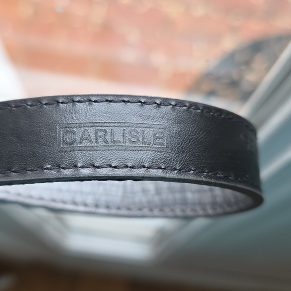 Carlisle Gray Leather Belt.  Size XS main image 4